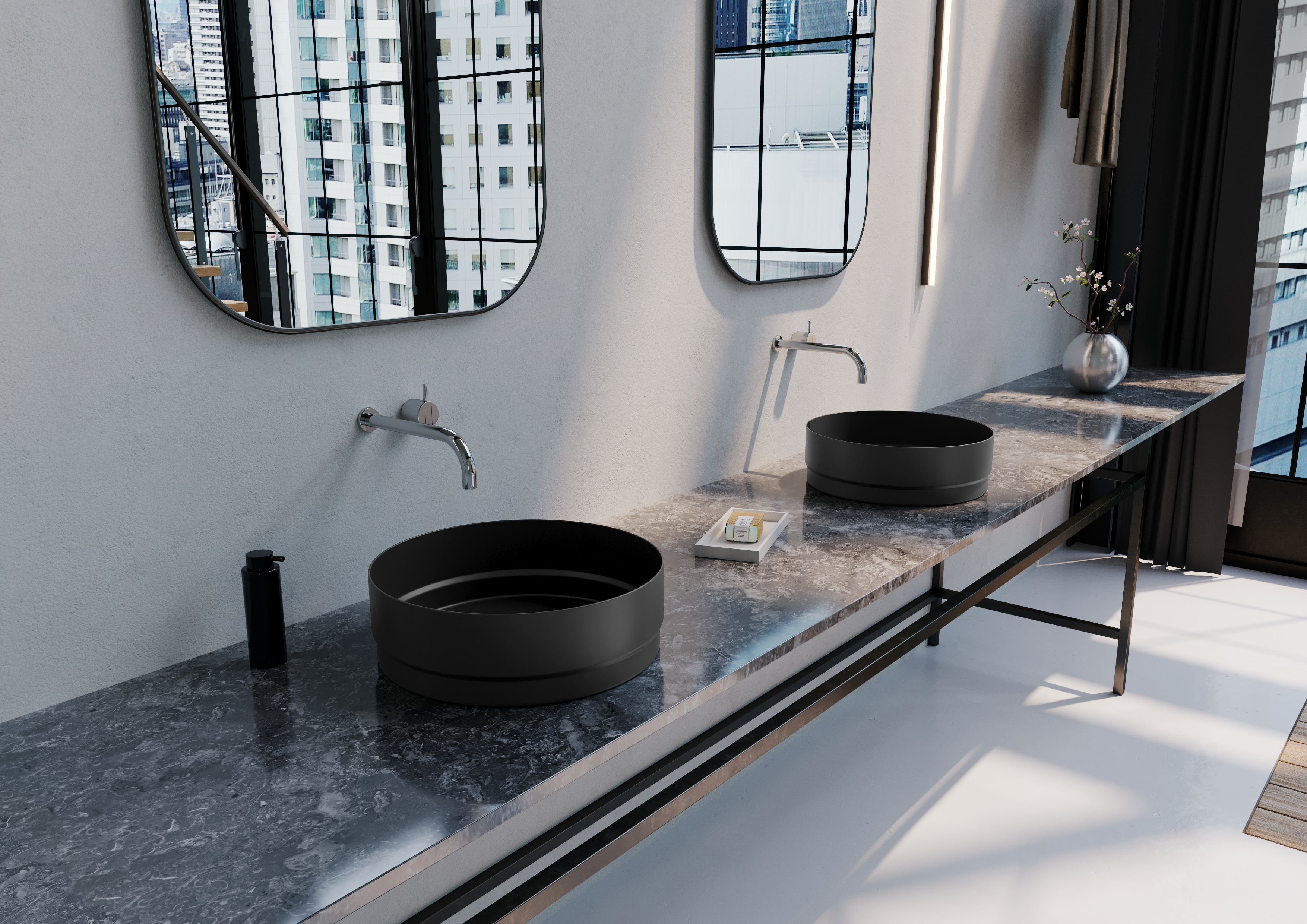 Умывальник KALDEWEI Сталь эмалированная 3191 145 Манхэттен 3191145 - Вид №3