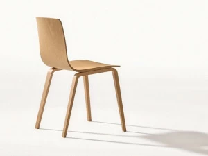 arper Штабелируемый деревянный стул Aava