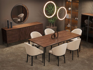 Настенное круглое зеркало с рамкой