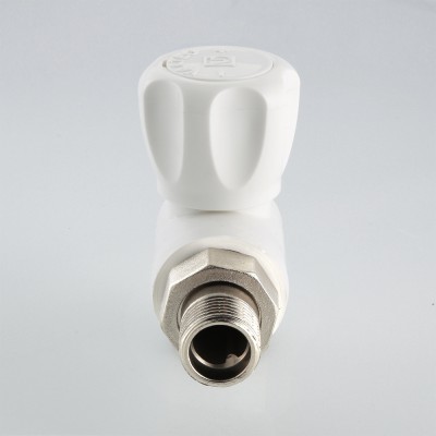 VTp.718.0.02004 Кран шаровой полипропиленовый со сгоном угловой Valtec 20 мм х 1/2"  - Вид №2