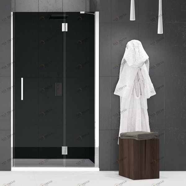 Двери в нишу 96 см LOUVRE G Novellini LOUVRE дымчатые серые LOUVRG95LS58KLOUVRG95LD58K