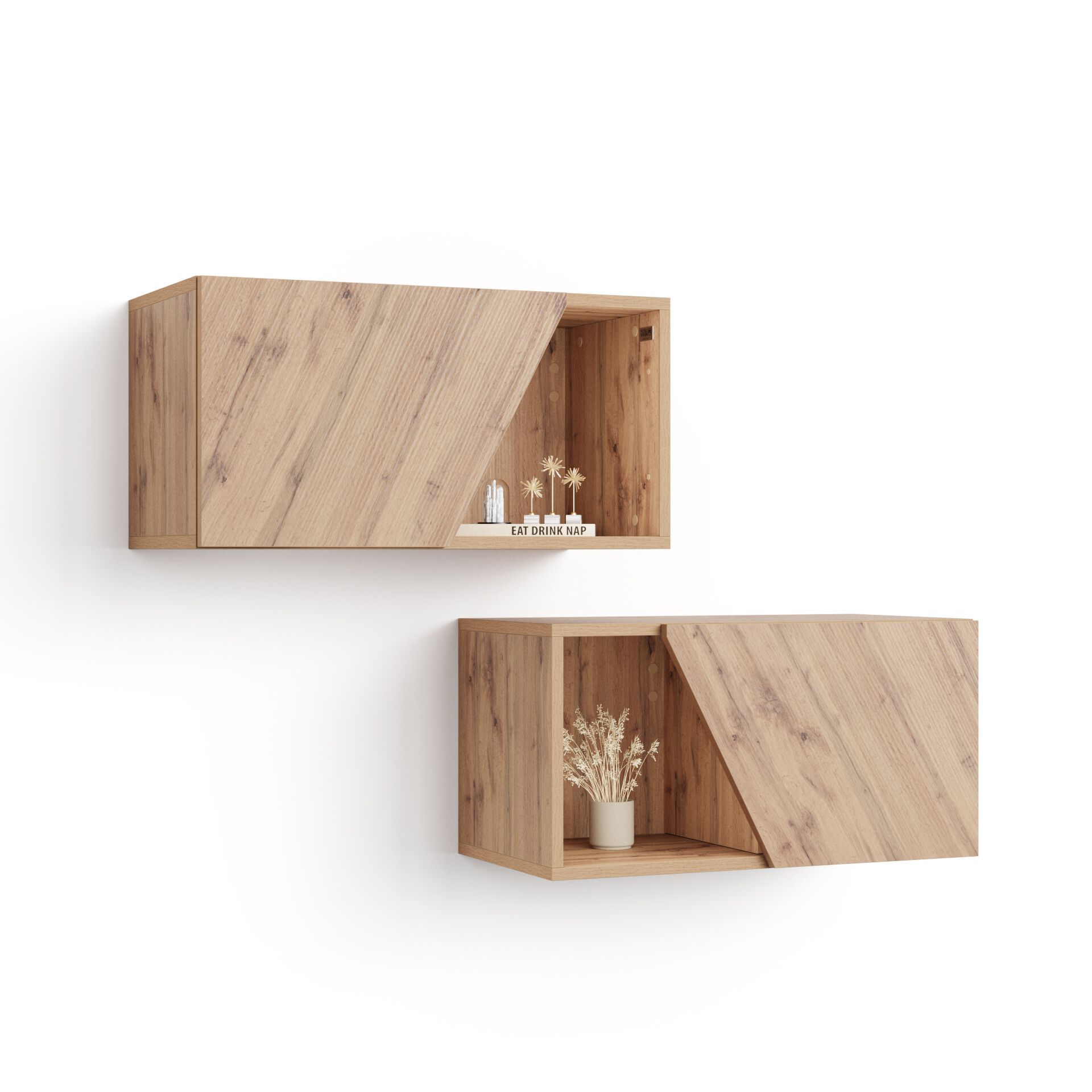 Навесной шкаф из меламиновой ткани с дверным полотном Mobili Fiver EMMA ARCH-00142732 - Вид №29