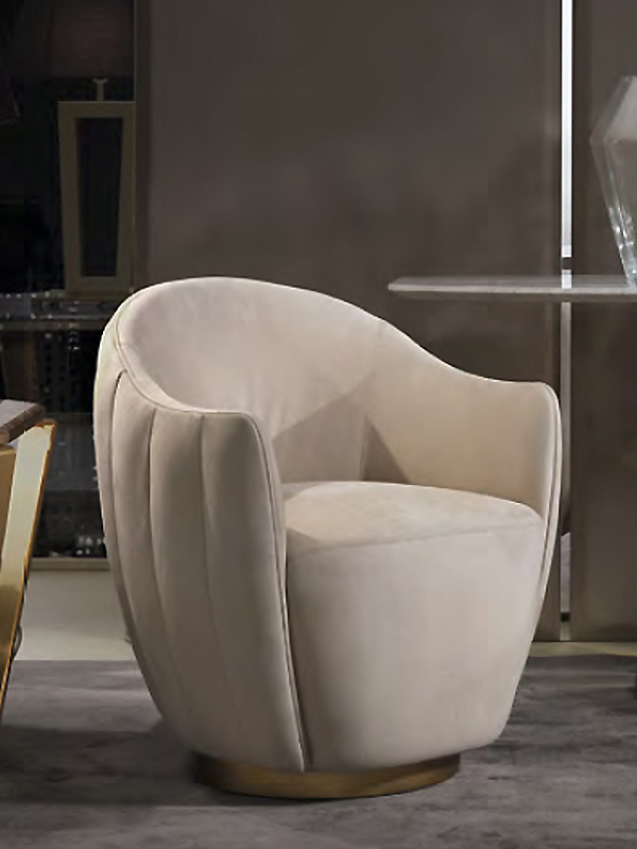 Кресло вращающееся  DV HOME COLLECTION HERMES POLTRONA GIREVOLE 
