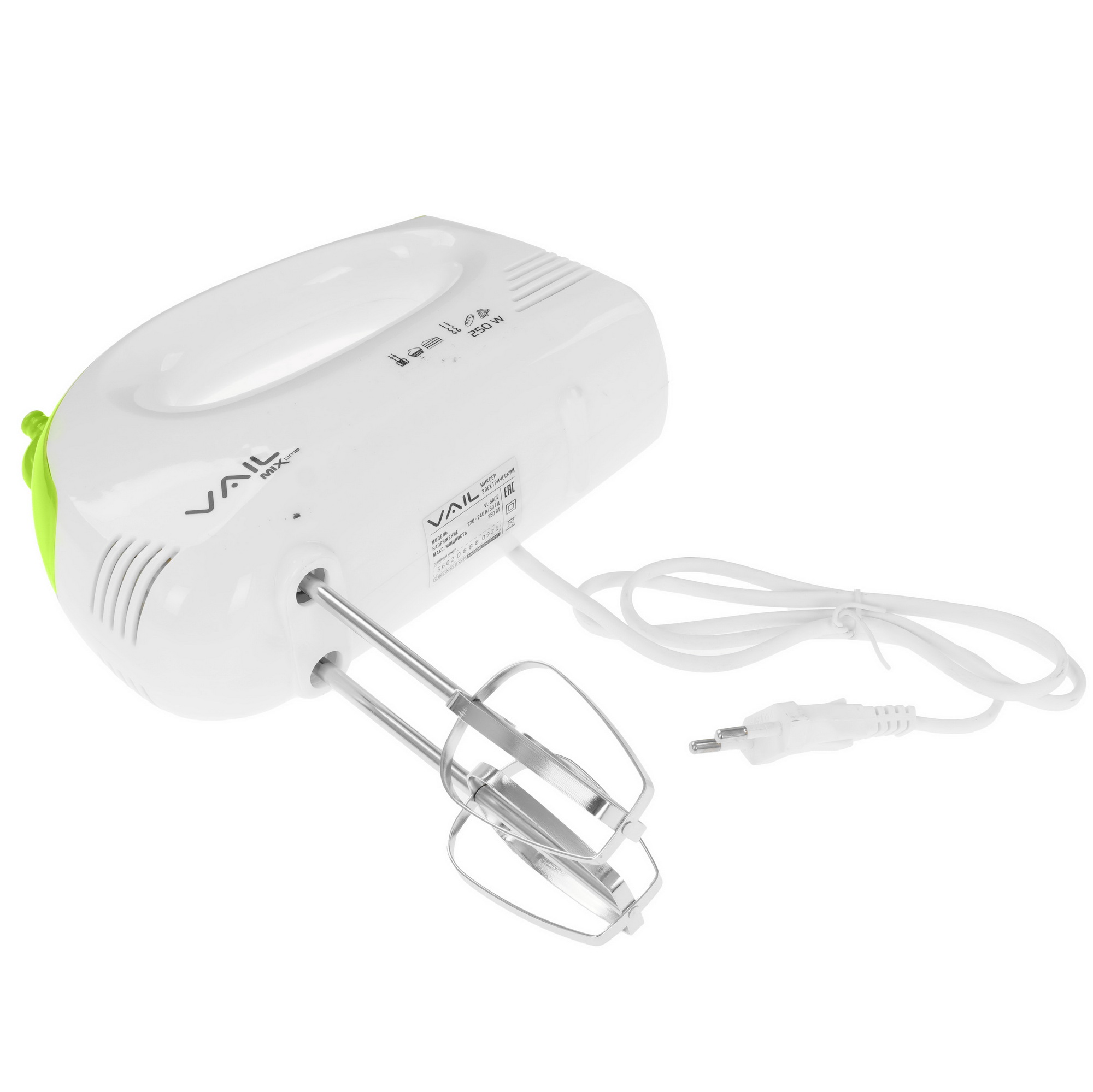 9909321 Миксер VAIL VL-5602 белый STDN-0088906 - Вид №5