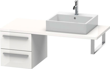 XL543609090 Шкафчик для консоли X-Large #XL5436 400 x 548 мм Фланелево-серый шелковисто-матовый лак Duravit - Вид №2