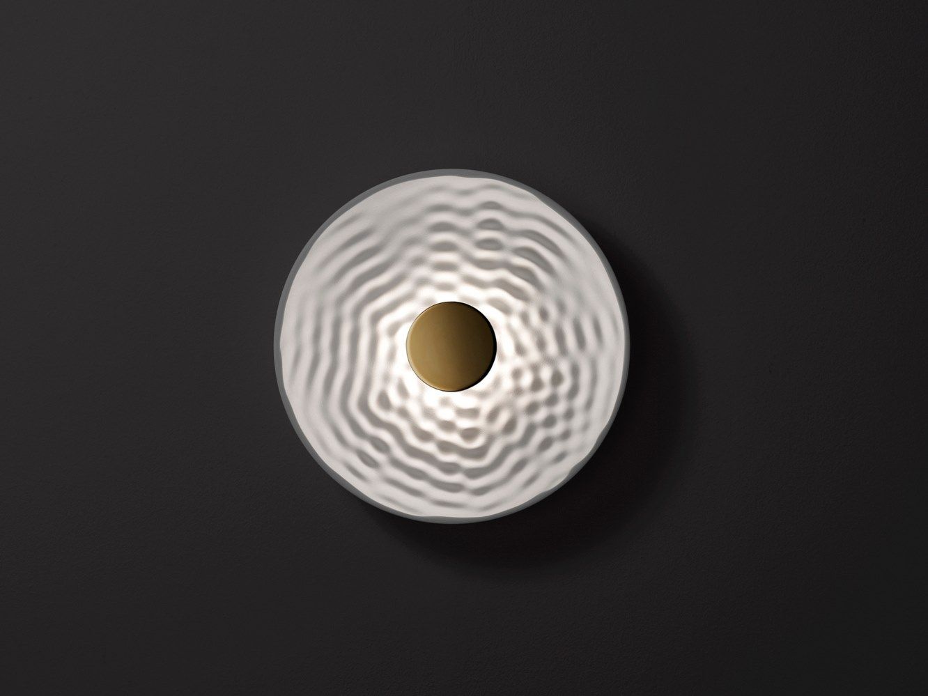 Светодиодный настенный светильник из штукатурки и латуни RADAR INTERIOR Pulse ARCH-00101364 - Вид №2