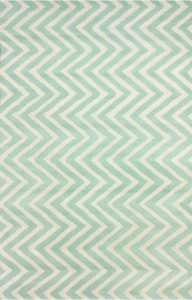 Ковер Zig Zag светло-голубой 2,4 3,3 м DOLLY CAPRETS ДИЗАЙНЕРСКИЕ, ЗИГ ЗАГ 015223 Белый;голубой