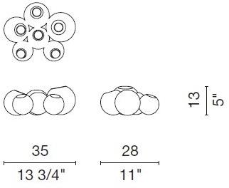 Cappellini Керамический подсвечник  Po_0130  - Вид №2