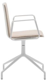 Andreu World 5-спицевый стул с подлокотниками на колесиках Flex high back So1644 - Вид №15