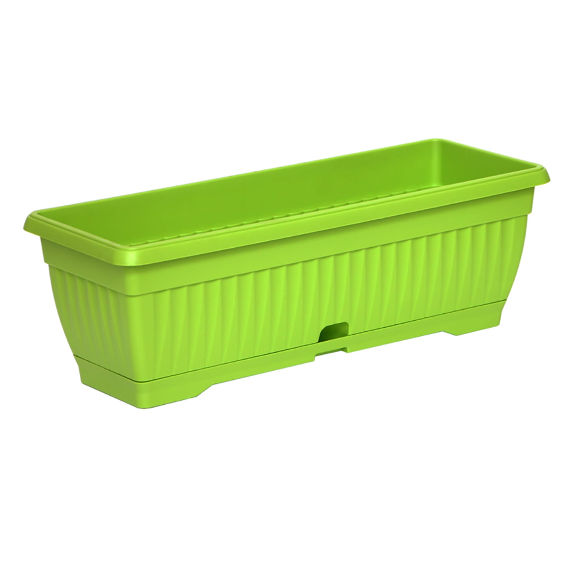 89095029 Балконный ящик 19x16.5x50 см v15.7 л пластик зеленый киви Santreyd 