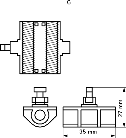 0854358 starQuick® Адаптеры для шпильки монтажные элементы для хомутов BIS starQuick® walraven  - Вид №1