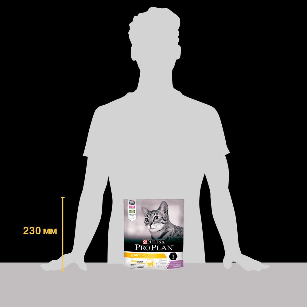 Т00021693 Корм для кошек с избыточным весом и склонных к полноте, индейка сух. 400 г Pro Plan  - Вид №7