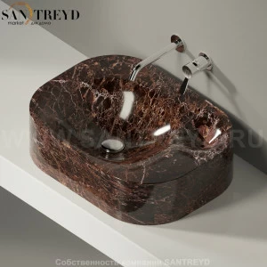 ACER0763P0ED Накладная раковина на столешницу  овальная Agape