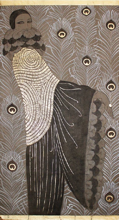 AD18 Настенное панно 70х110 см, холст, роспись HECTOR Santreyd 