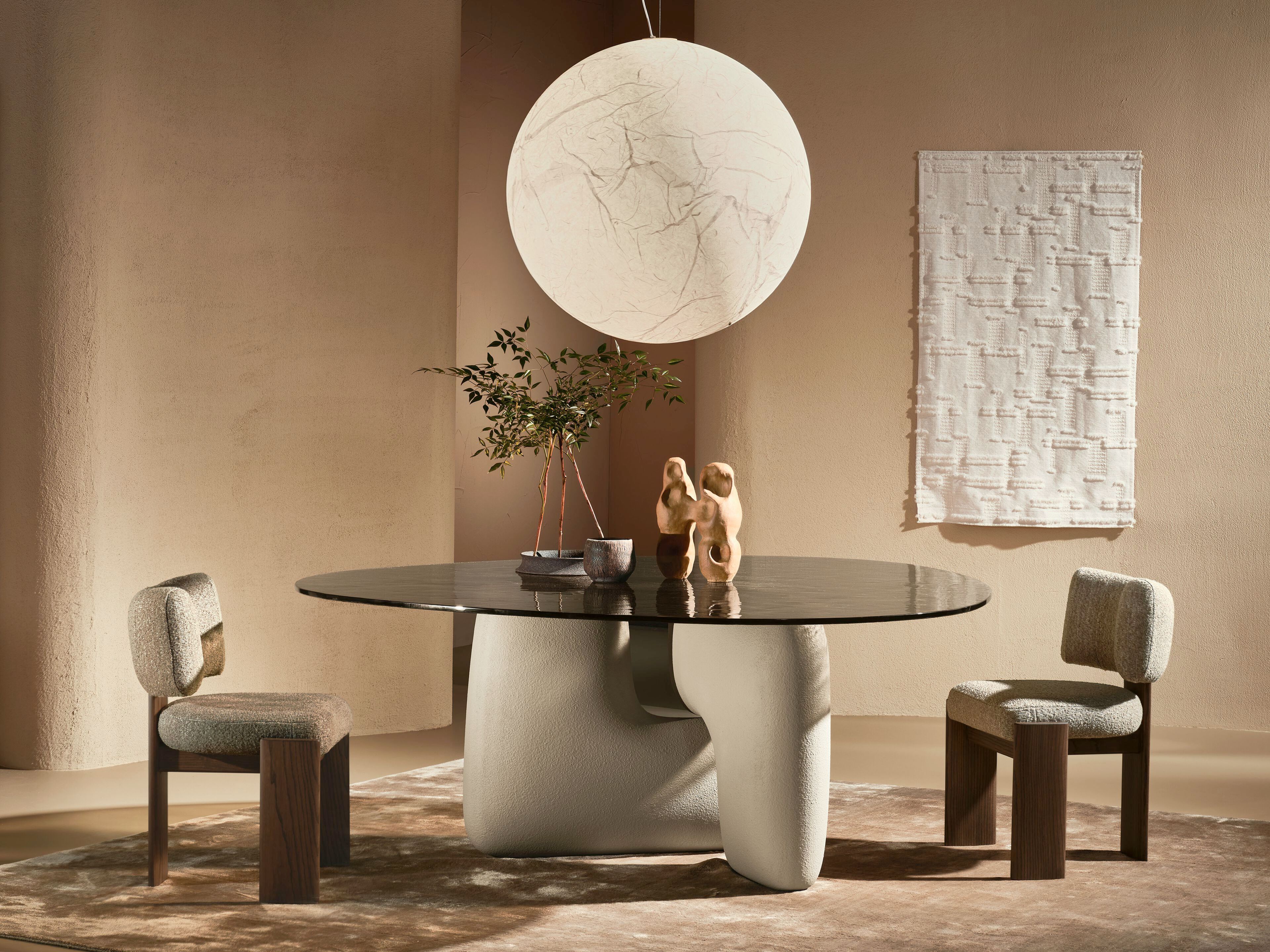 Запеченный стеклянный обеденный стол Naturedesign Главная ARCH-00079639