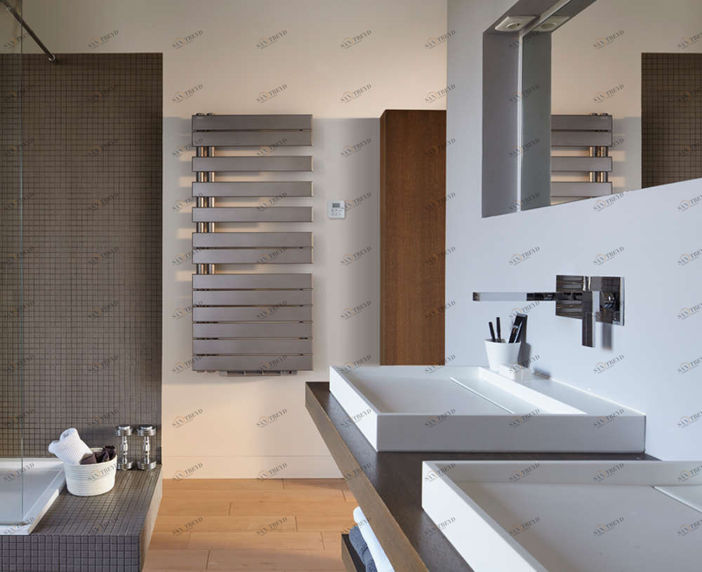 Водяной радиатор FL081-055IFS Fassane Spa +Air Asymétrique à gauche (avec soufflant) Acova 842 