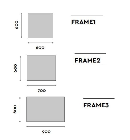 Прямоугольное зеркало со встроенным настенным освещением FIT INTERIORS FRAME ARCH-00109025 - Вид №3