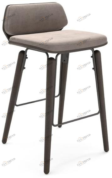 PRADDY Барный стул из ткани Broadway Tr046