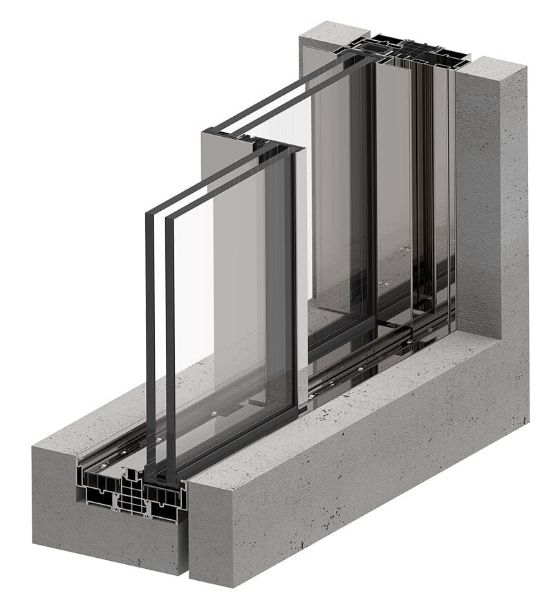 Стальное раздвижное окно panoramah! AH!NM ARCH-00015333