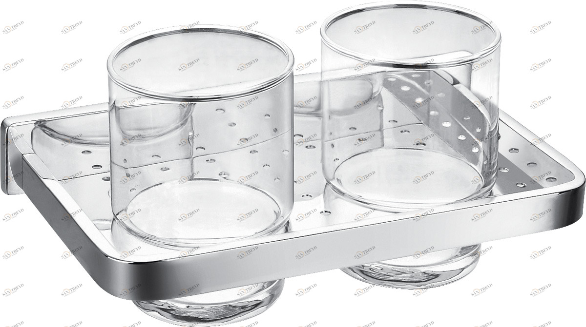 Держатель стакана настенный, двойной ART&MAX MAXIMA AM-F-8920A