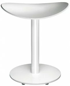 ENEA Низкий табурет из стали и полипропилена Coma