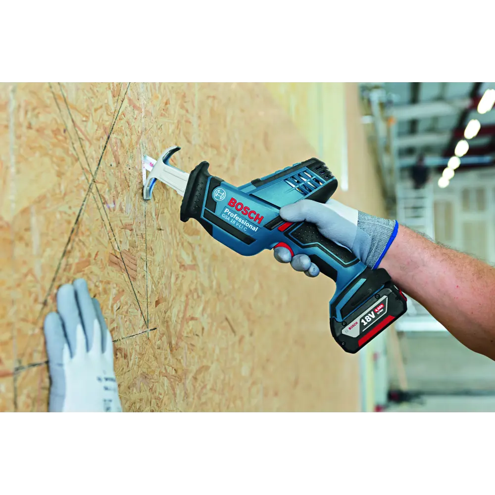 Пила сабельная аккумуляторная бесщёточная Bosch GSA 18V-LI C Professional, 0615990M3Y, 18 В Li-Ion 1x4 Ач 88109917 STLM-2117912 BOSCH PROFESSIONAL  - Вид №5