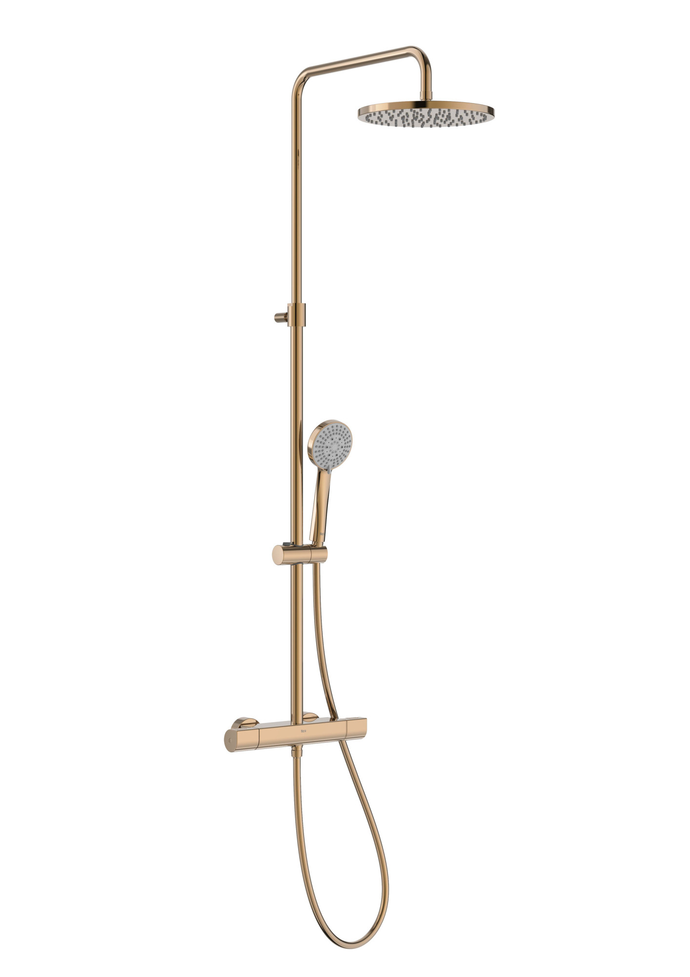 A5A9A2ERG2 ROUND - Душевая стойка с термостатом ROCA Even