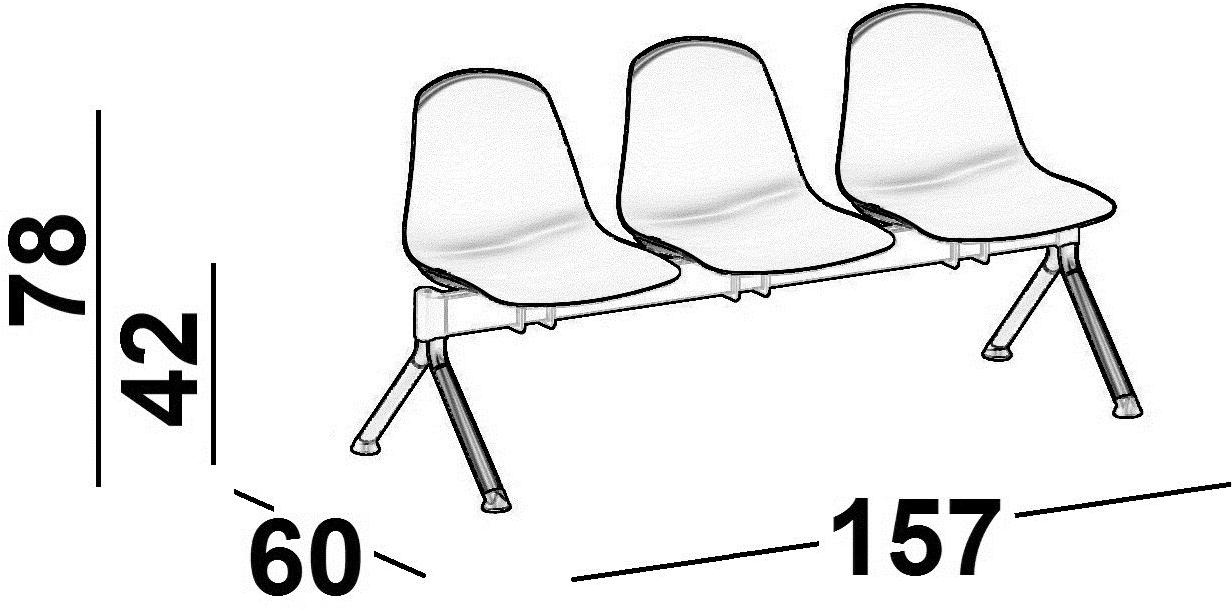 Luxy Сиденье на балке пола с подлокотниками Epoca sun-id-1509180 - Вид №4