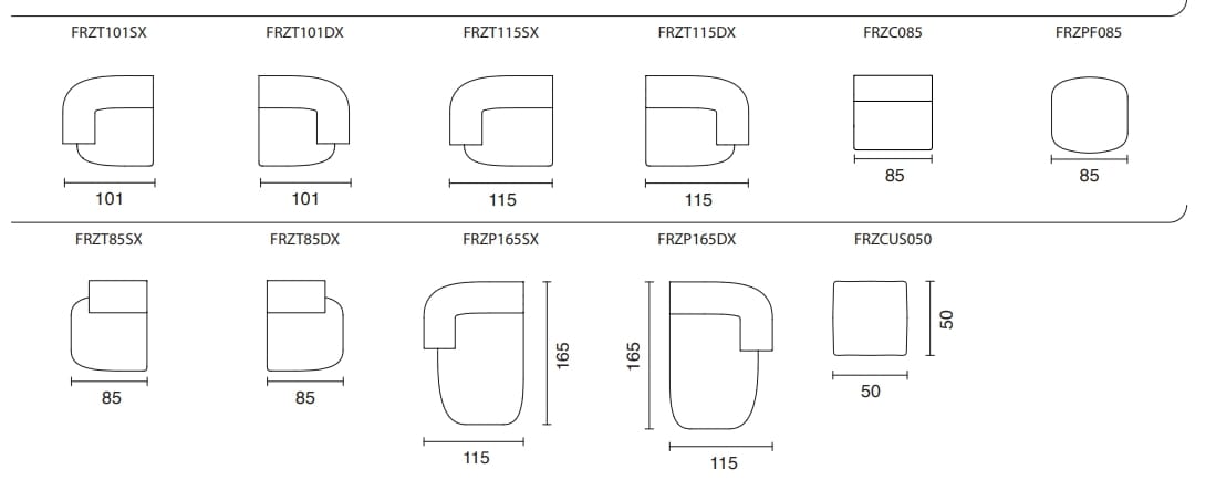 Ткань диван Bontempi Casa FRANZ ARCH-00137443 - Вид №7