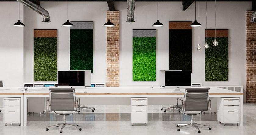 GREEN MOOD Акустическая стеновая панель из мха Design sun-id-1494656 - Вид №2