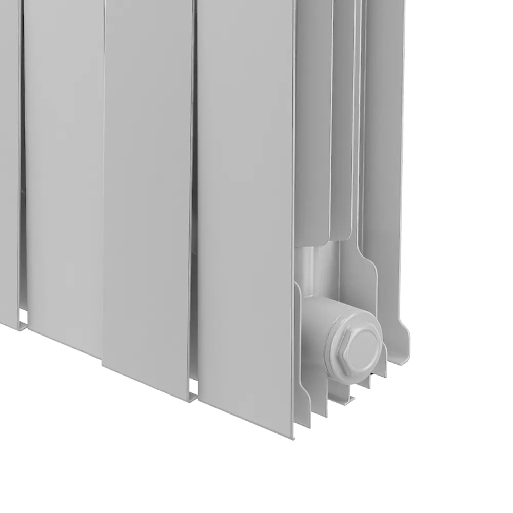 Радиатор секционный Royal Thermo Pianoforte 200/100 18 секций боковое подключение биметалл белый STLM-2121646 - Вид №5