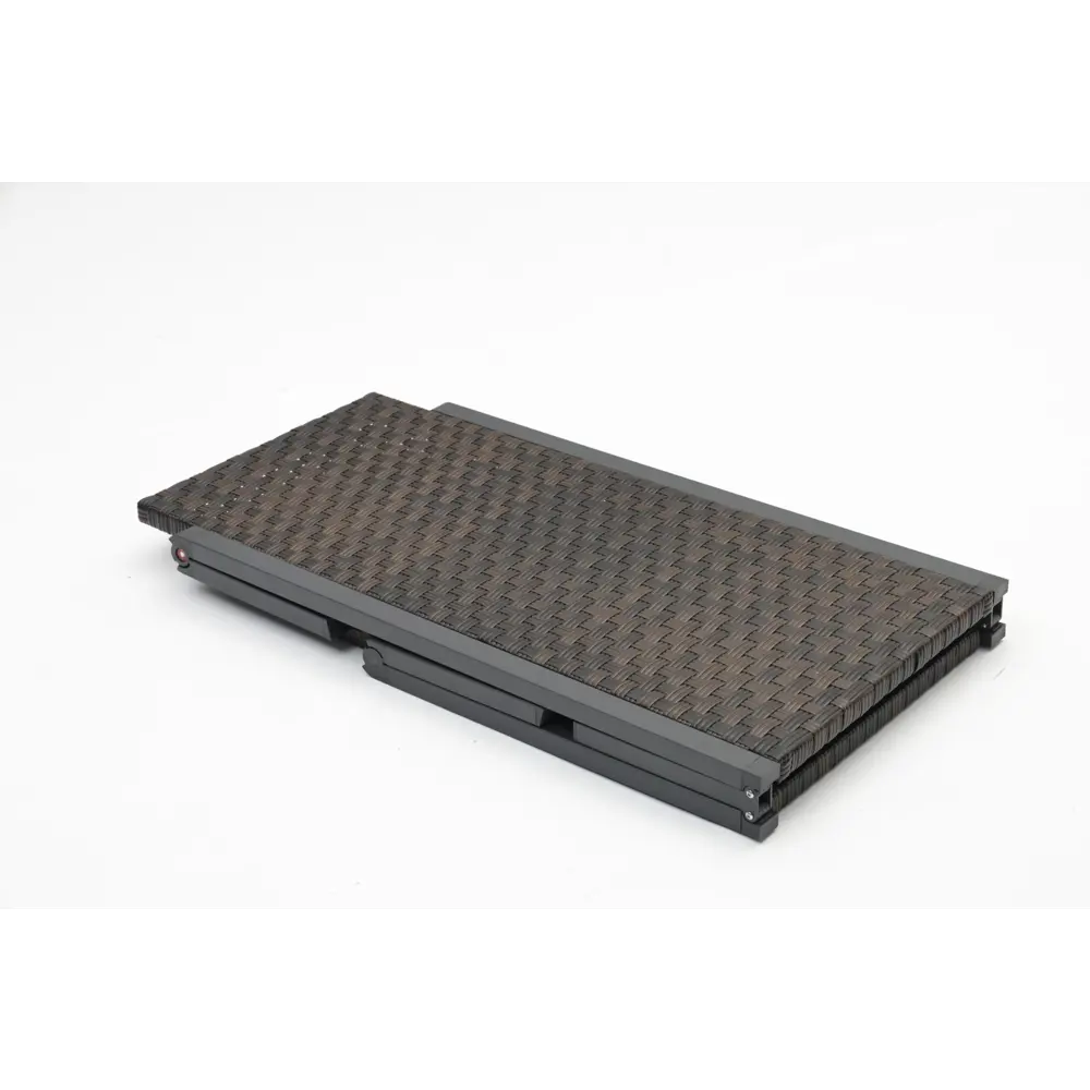 Шезлонг BEGINIA Kreo 193x60x31 см алюминий коричневый STLM-2183725 - Вид №19