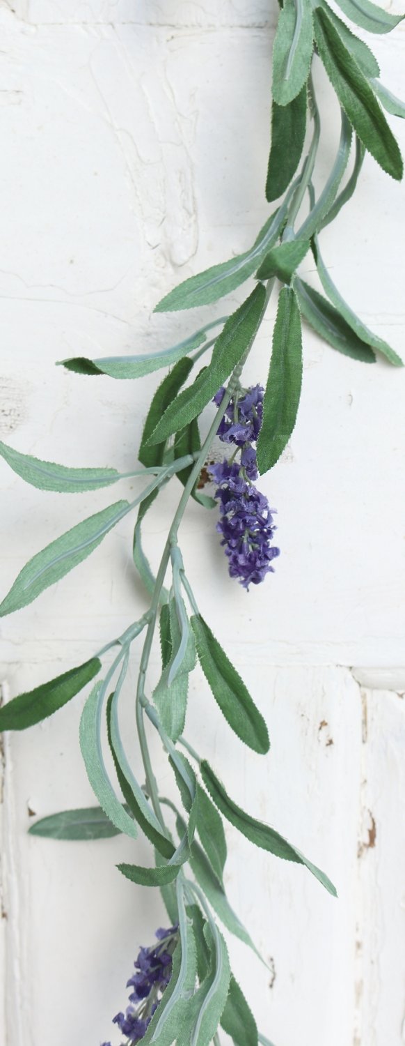 2917 222 a2 Гирлянда из искусственной лаванды, 182 см, темно-фиолетовый H-andreas  - Вид №1