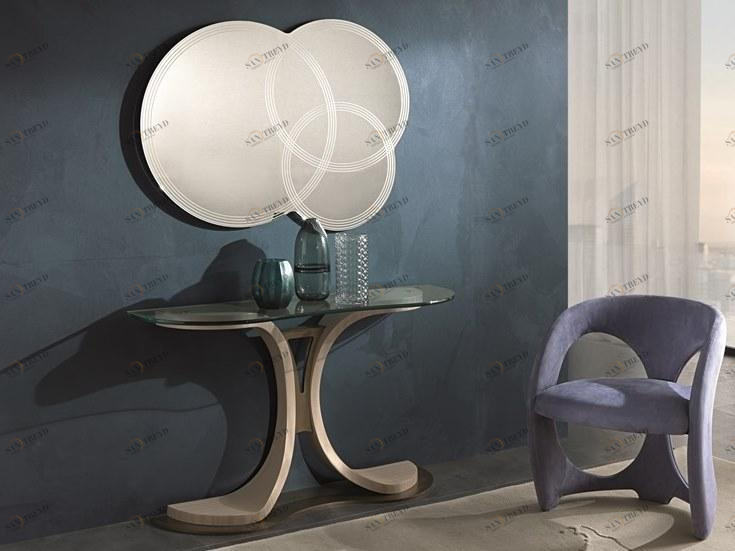 Carpanelli Консоль из дерева и стекла Mistral Mb62-62b-45