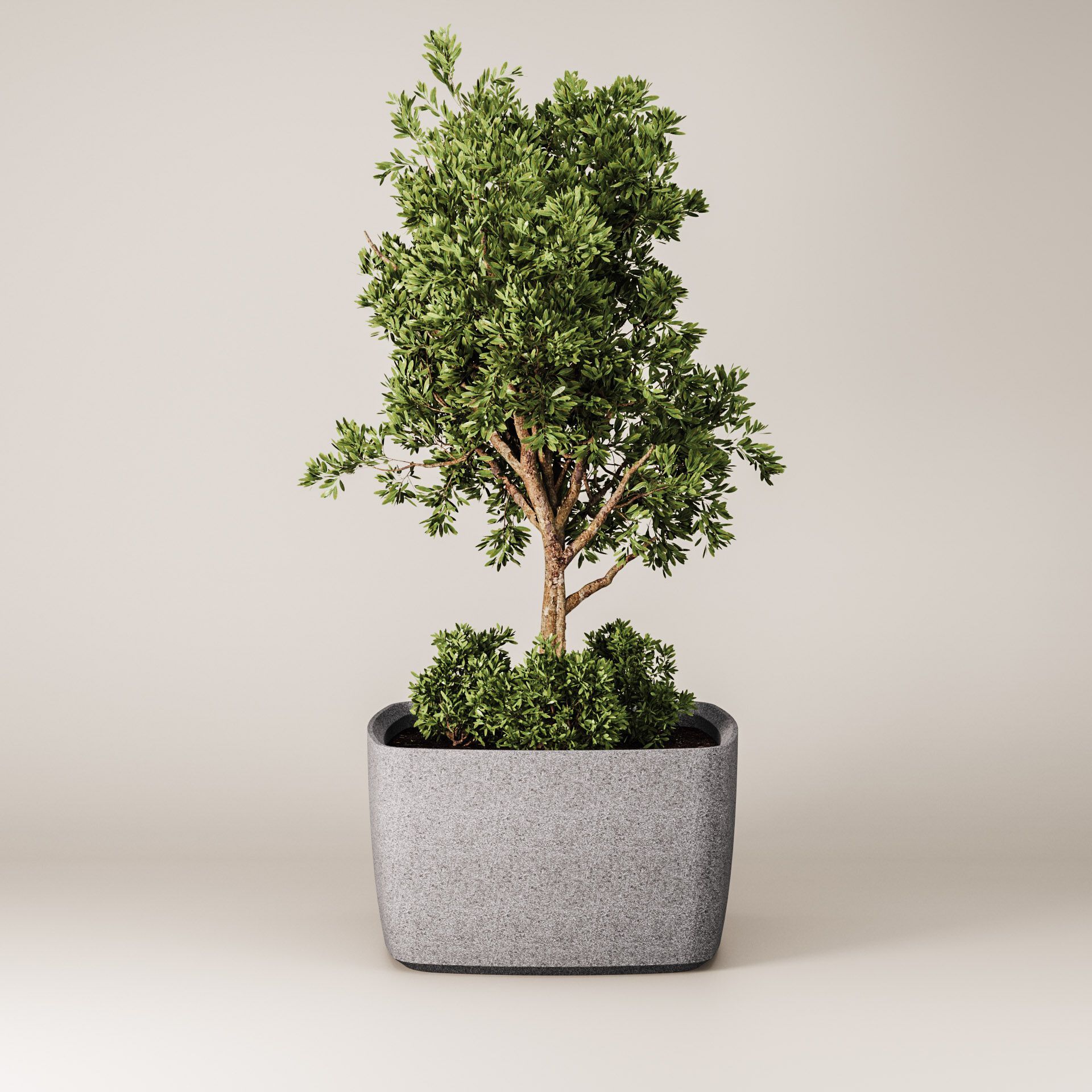 Бетонная квадратная плантатор Kremen ARCH-00045097 - Вид №1