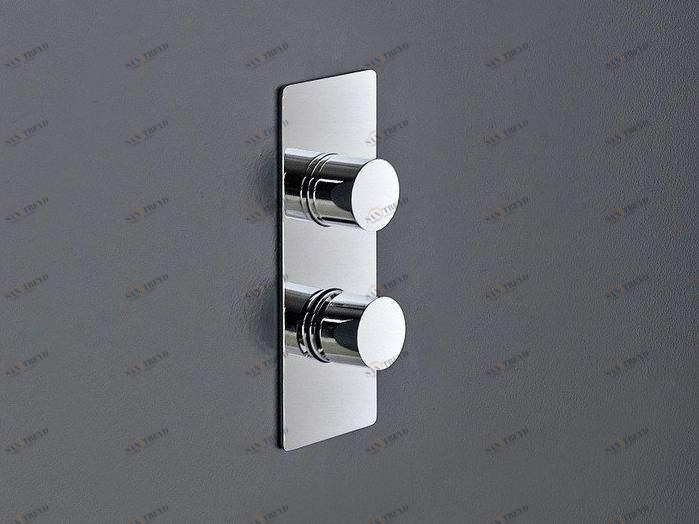 ZAZZERI Компактный 2-ходовой интеллектуальный термостатический смеситель Qquadro sun-id-1435342