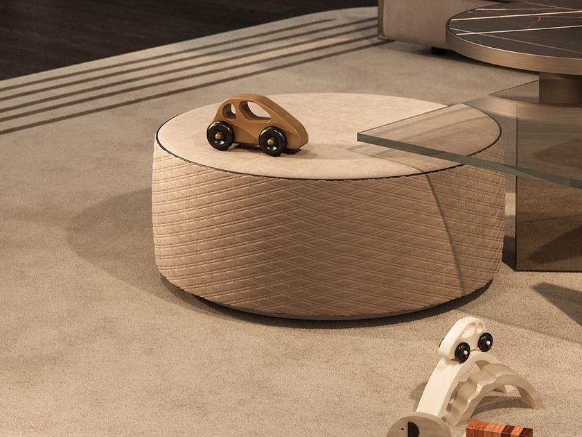 Reflex Круглый кожаный пуф sun-id-1486516 - Вид №1