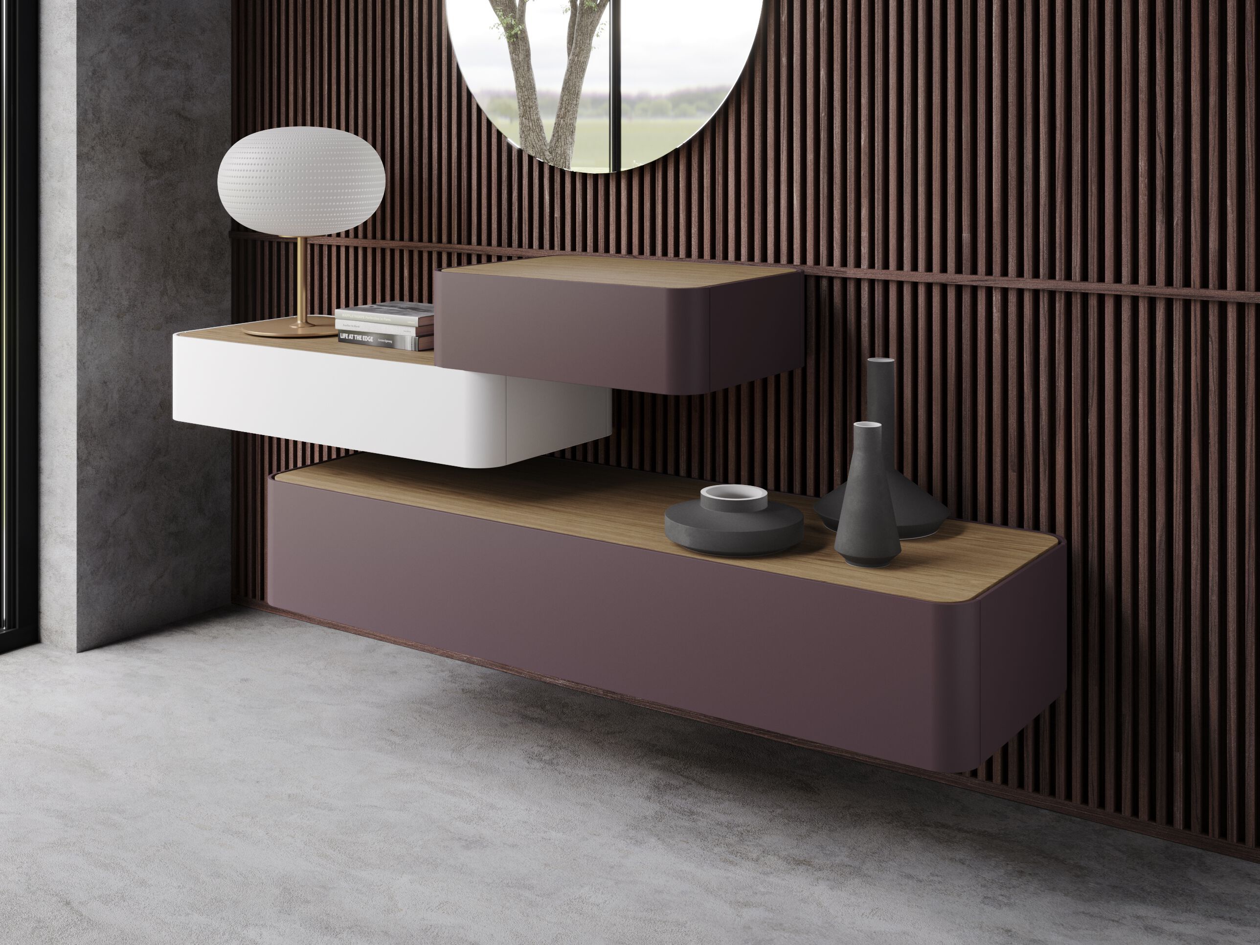 Деревянный подвесной комод Voltan Elite ARCH-00093525