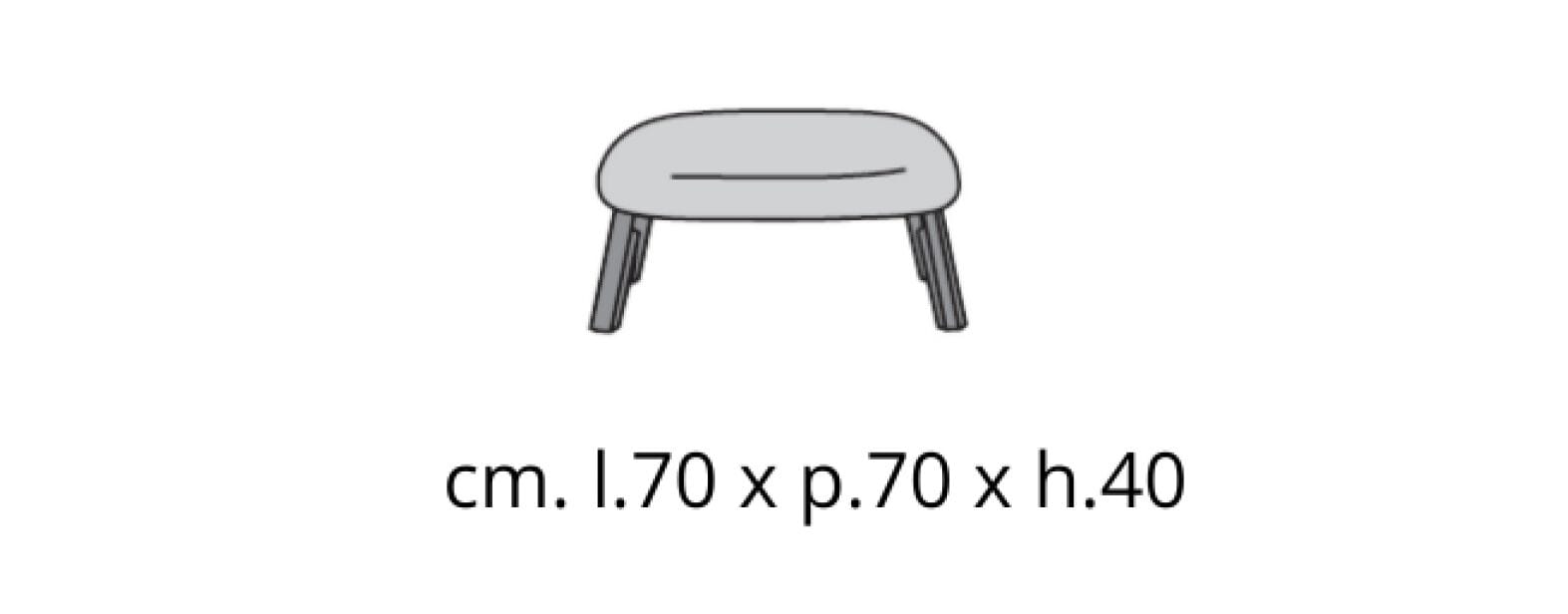 Тканевая мягкая подставка для ног Casamilano Elton ARCH-00093069 - Вид №5