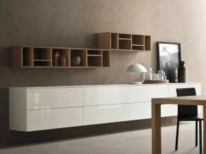 Dall'Agnese Подвесной лакированный буфет Slim