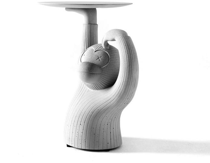 BD Barcelona Design Низкий круглый бетонный журнальный столик Gardenias sun-id-1401520 - Вид №3