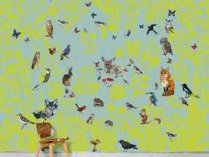 Moustache Панорамные обои Domestic Ndl040