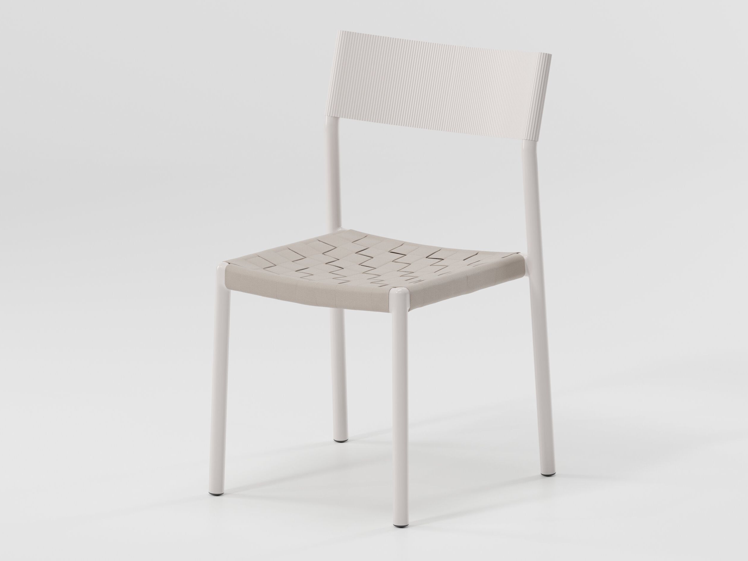 Алюминиевый стул с тканым сиденьем Kettal Passage ARCH-00014277