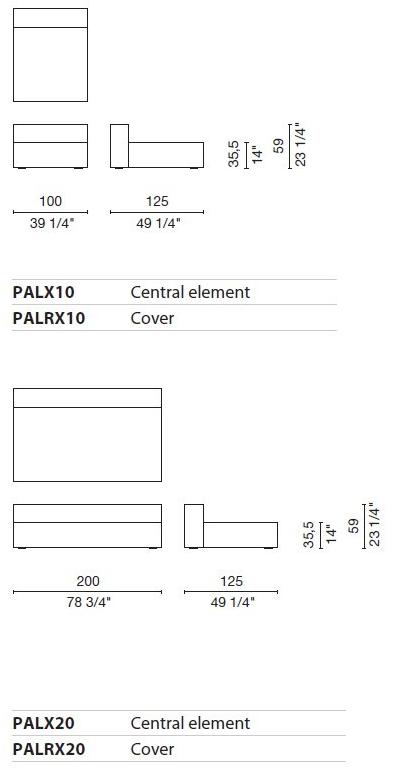Cappellini Съемный диван Panda sun-id-1415895 - Вид №15