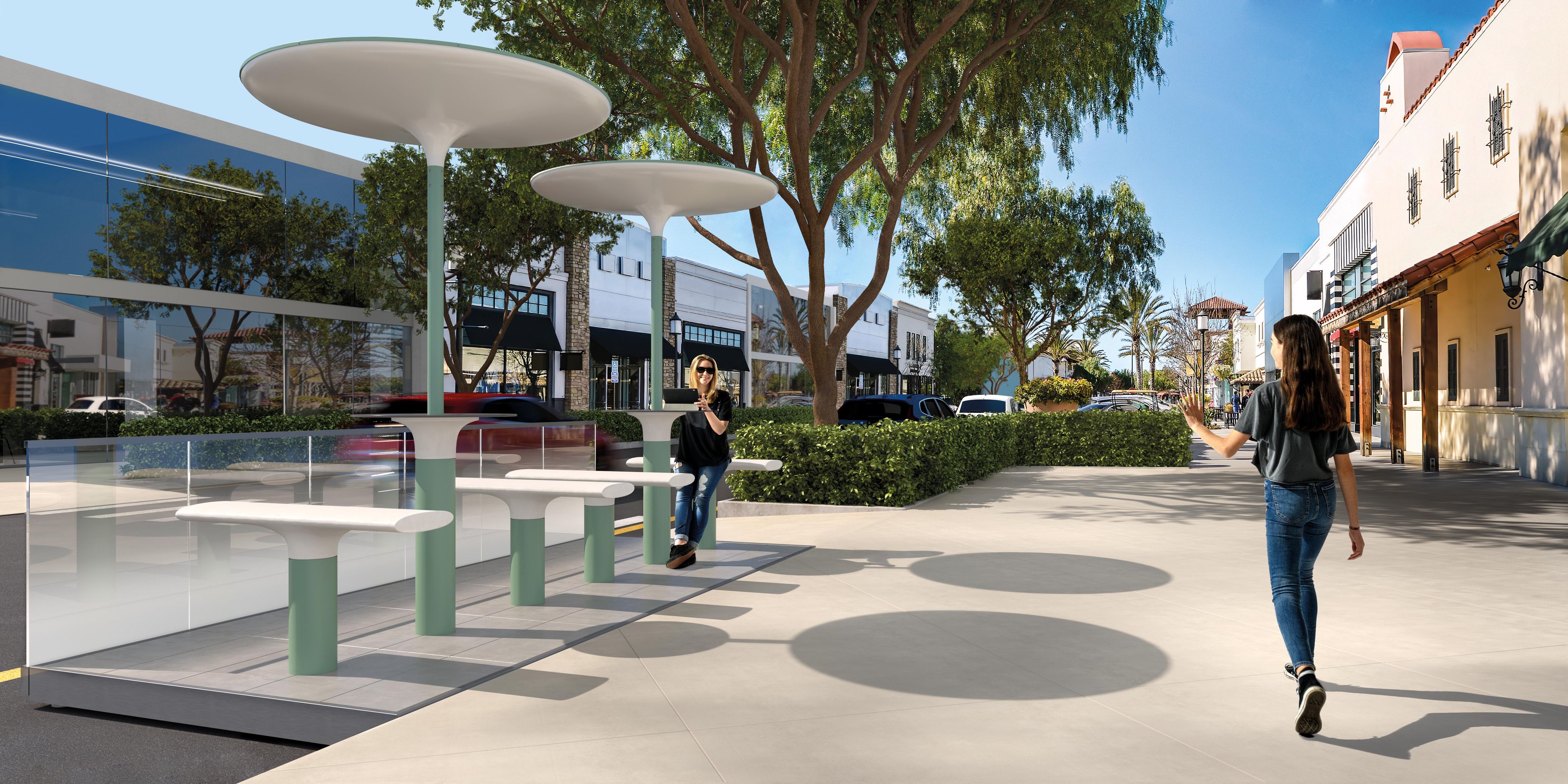 Круглый стальной стол для общественных мест с крышкой Metalco залив ARCH-00121592 - Вид №1