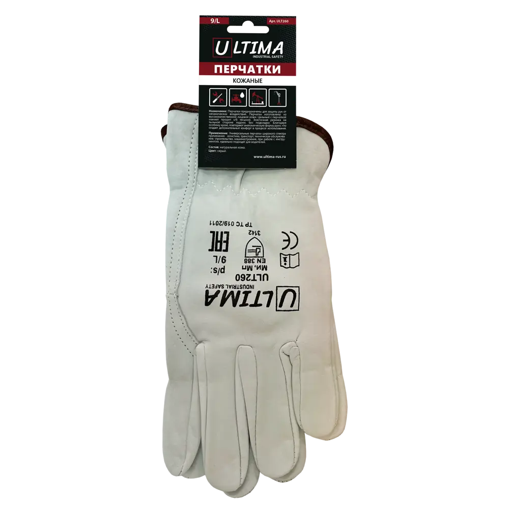 Перчатки кожаные Ultima ULT260 размер 9 / L STLM-2156768 - Вид №2