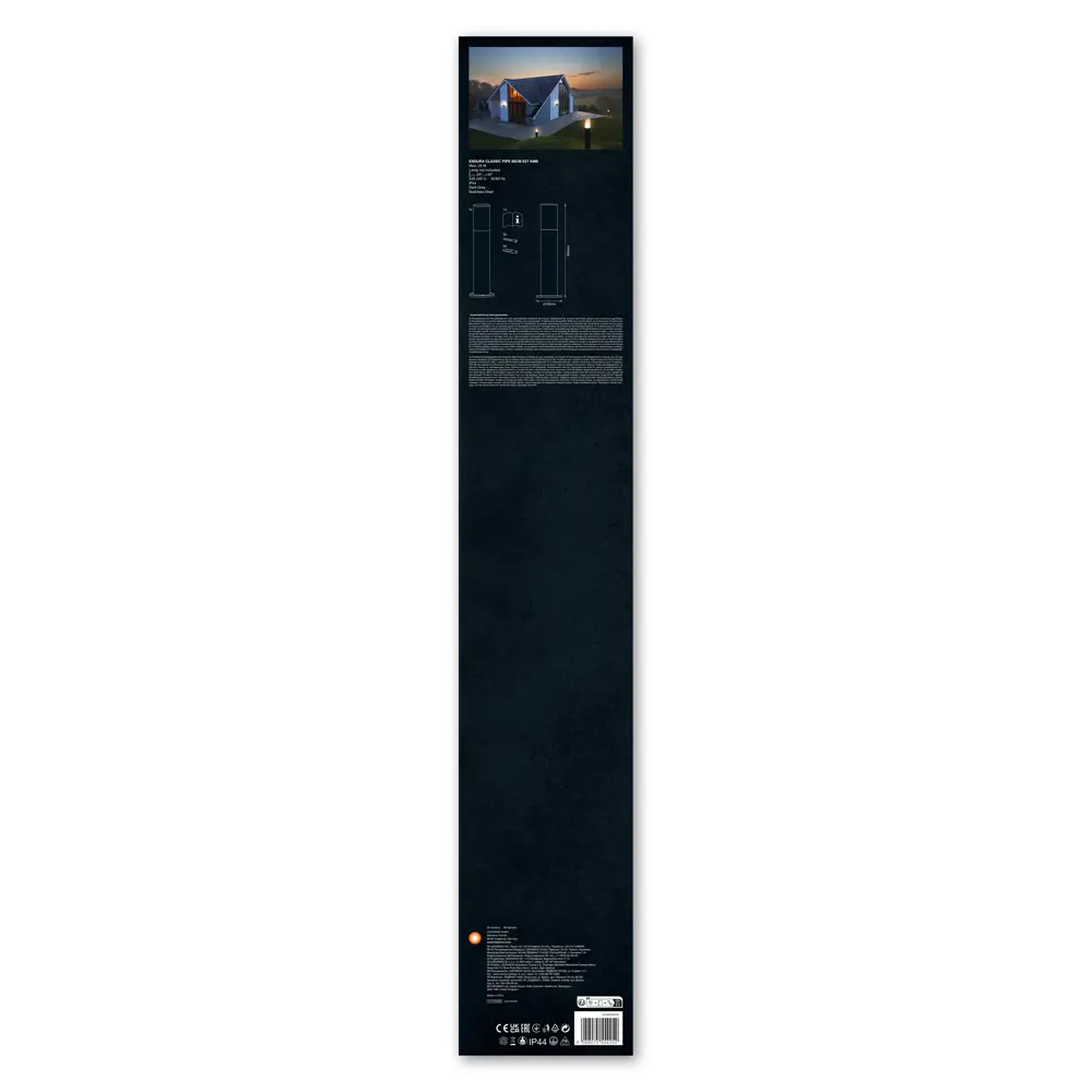 Столб уличный Ledvance «Endura Classic» Pipe AMB 80 см цвет черно-серебристый 87098862 STLM-2136518  - Вид №5