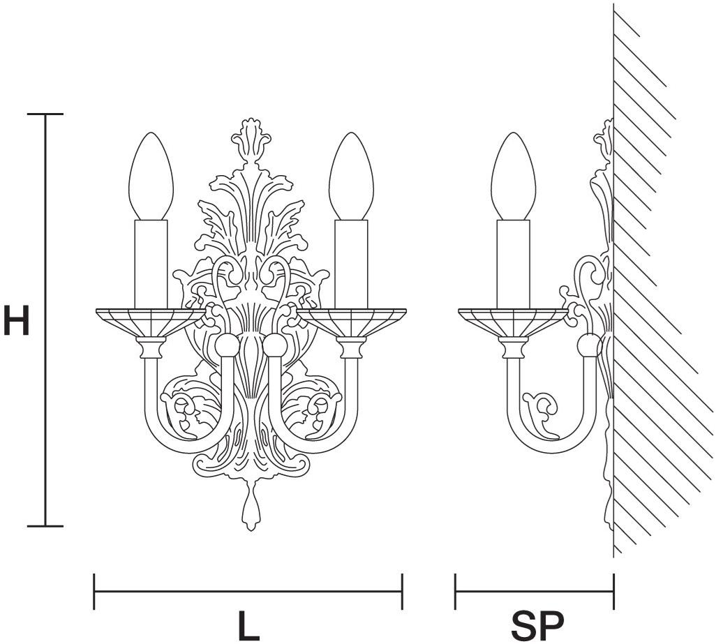 Masiero Настенный светильник из латуни Brass & spots sun-id-1367445 - Вид №6