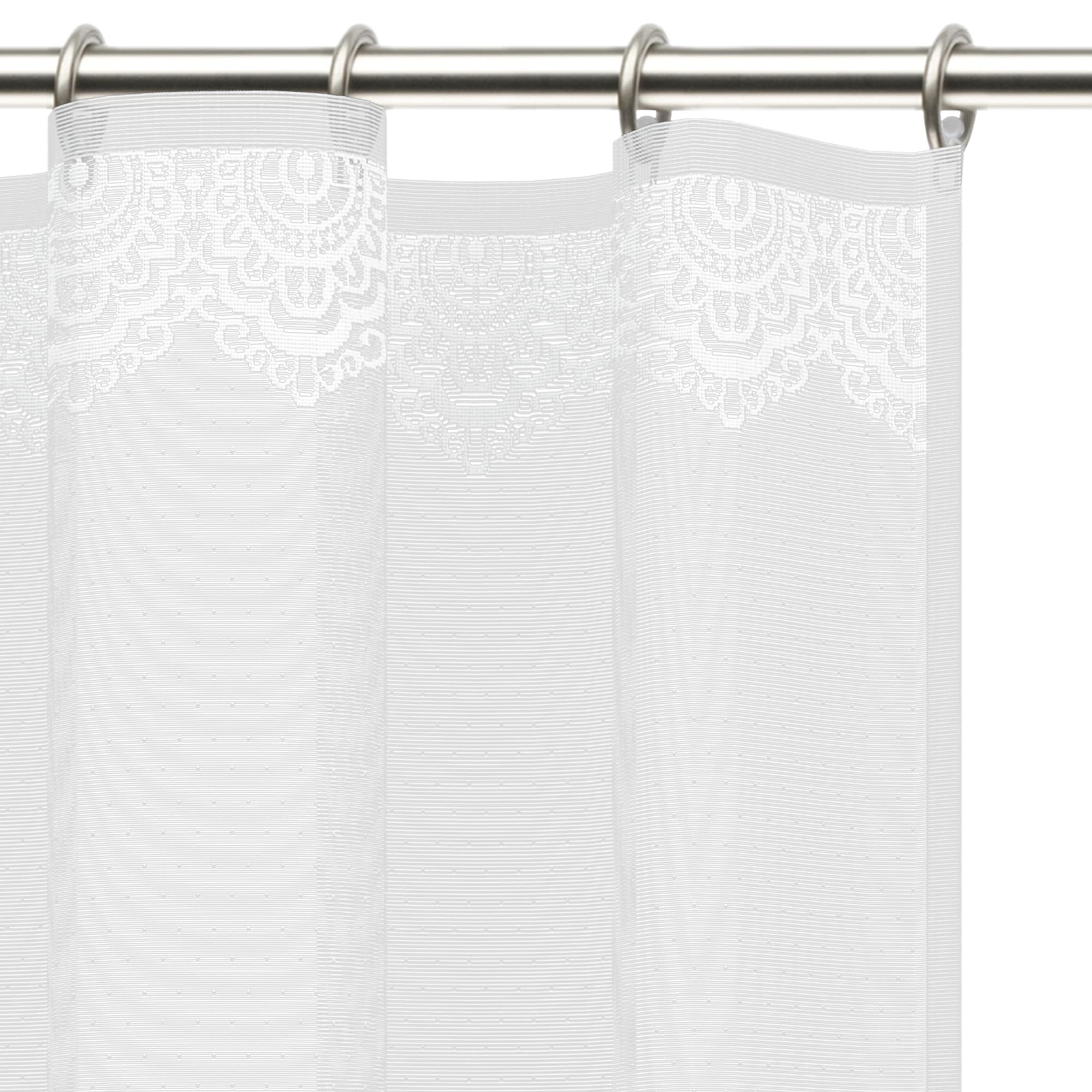 82633556 Тюль на ленте для кухни «Гера» 285х160 см цвет белый Santreyd  - Вид №4