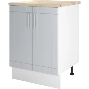 Шкаф напольный Тортора-1 60x86х60 см МДФ цвет серый 82555613 STLM-2114116